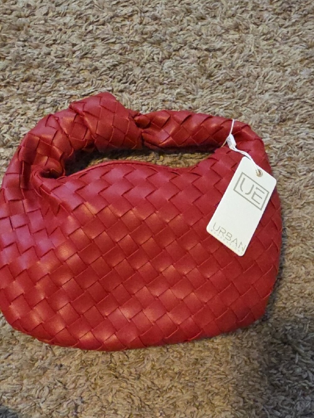 NWT Urban Expressions Woven Bag Bundle in Red, Black, Green - Picture 12 of 16